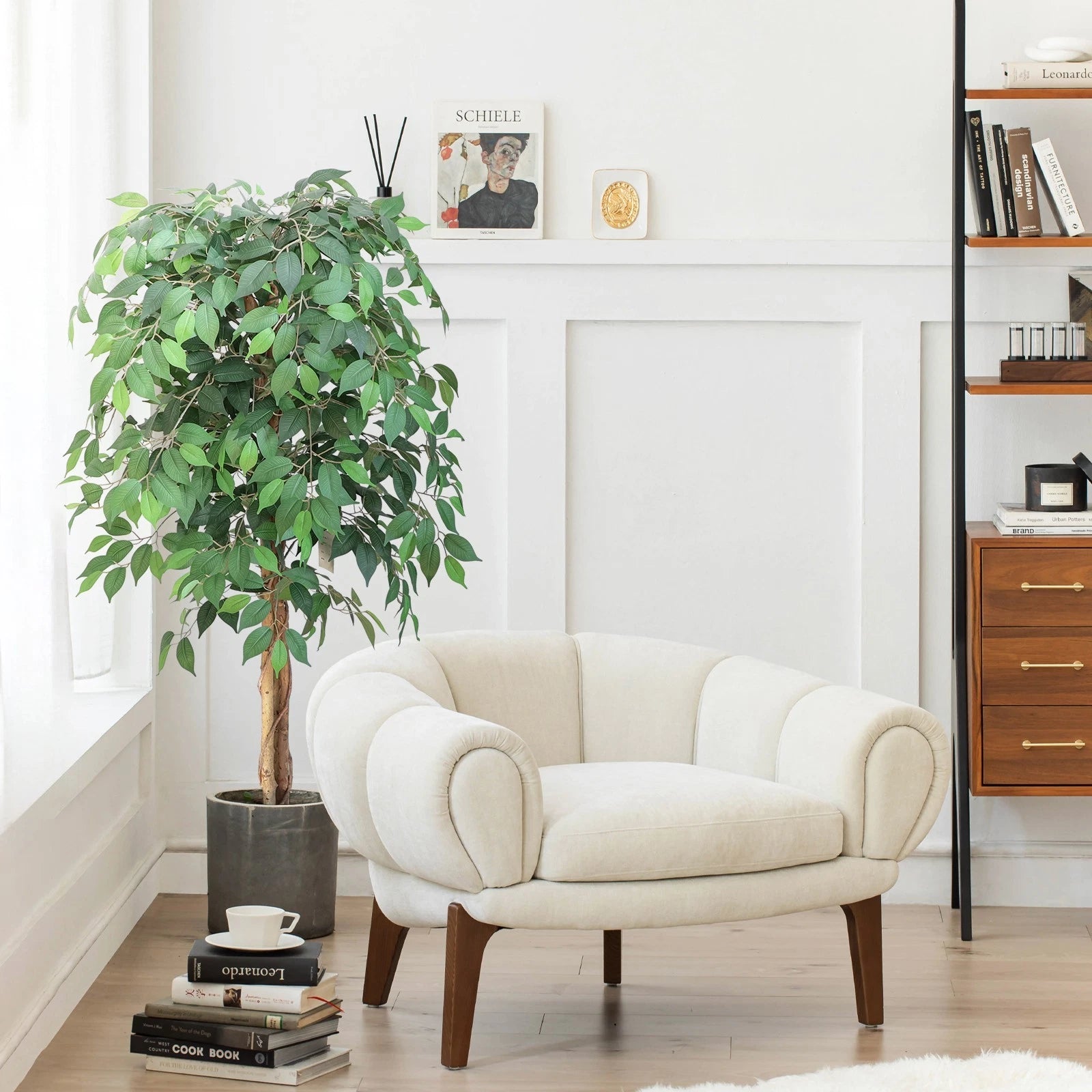 Artificial Ficus Tree Plant with Pot for indoor outdoor use